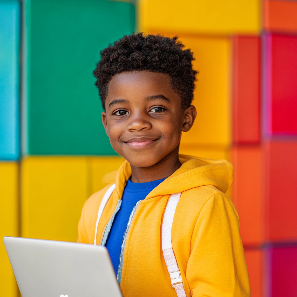 Un enfant utilise la plateforme de soutien scolaire à domicile Scolibree