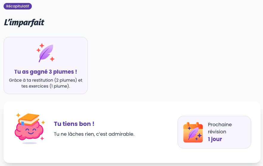 Aperçu de l'appli Scolibree